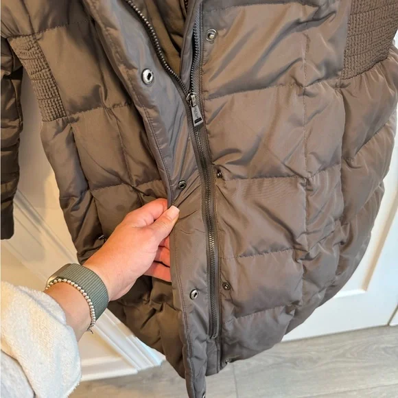 Cole Haan Women's Charcoal Puffer Jacket - Picture 7 of 9